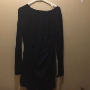 Black express sweater dress